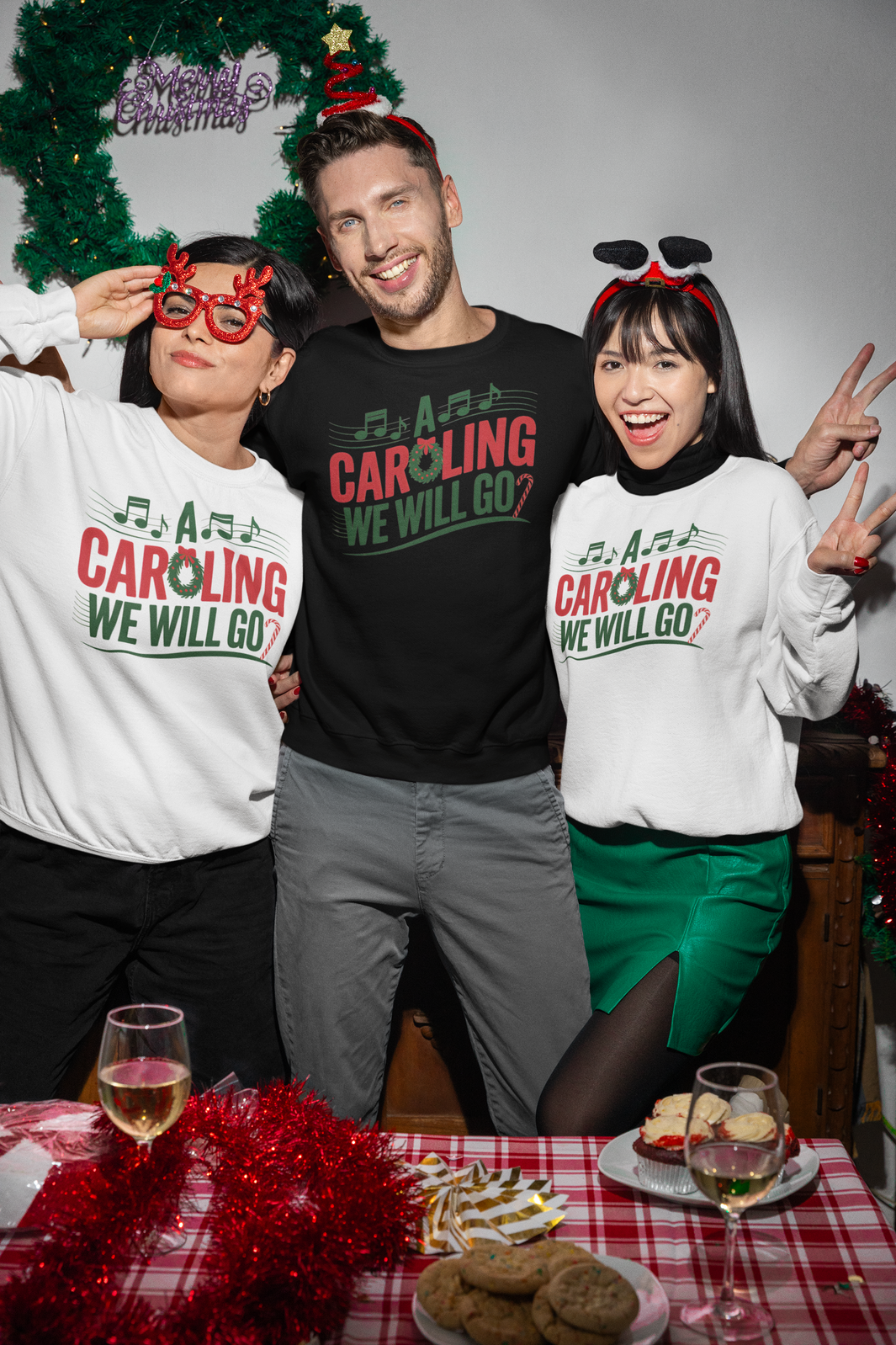 A Caroling We Will Go Sweatshirt